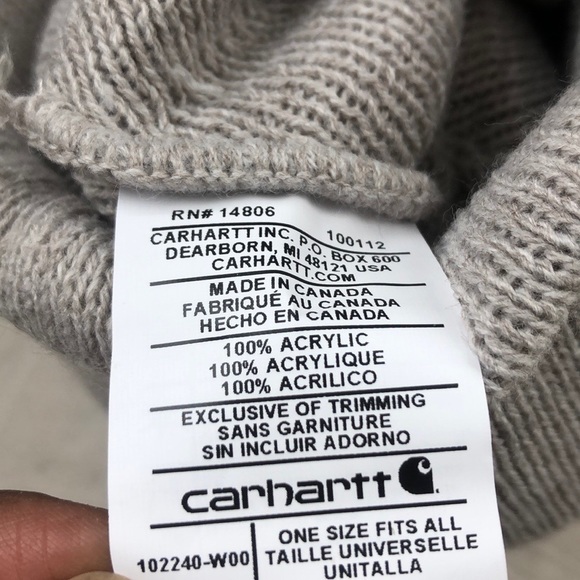 ✖️NEW STOCK ⭐️ GREY POM CARHARTT  hat  cap…NEW - Picture 5 of 7